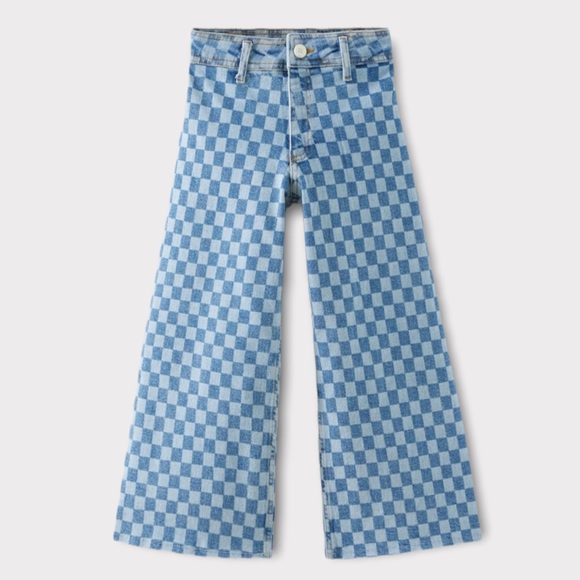 Zara Bottoms Zara Checkerboard Sailor Jeans Poshmark